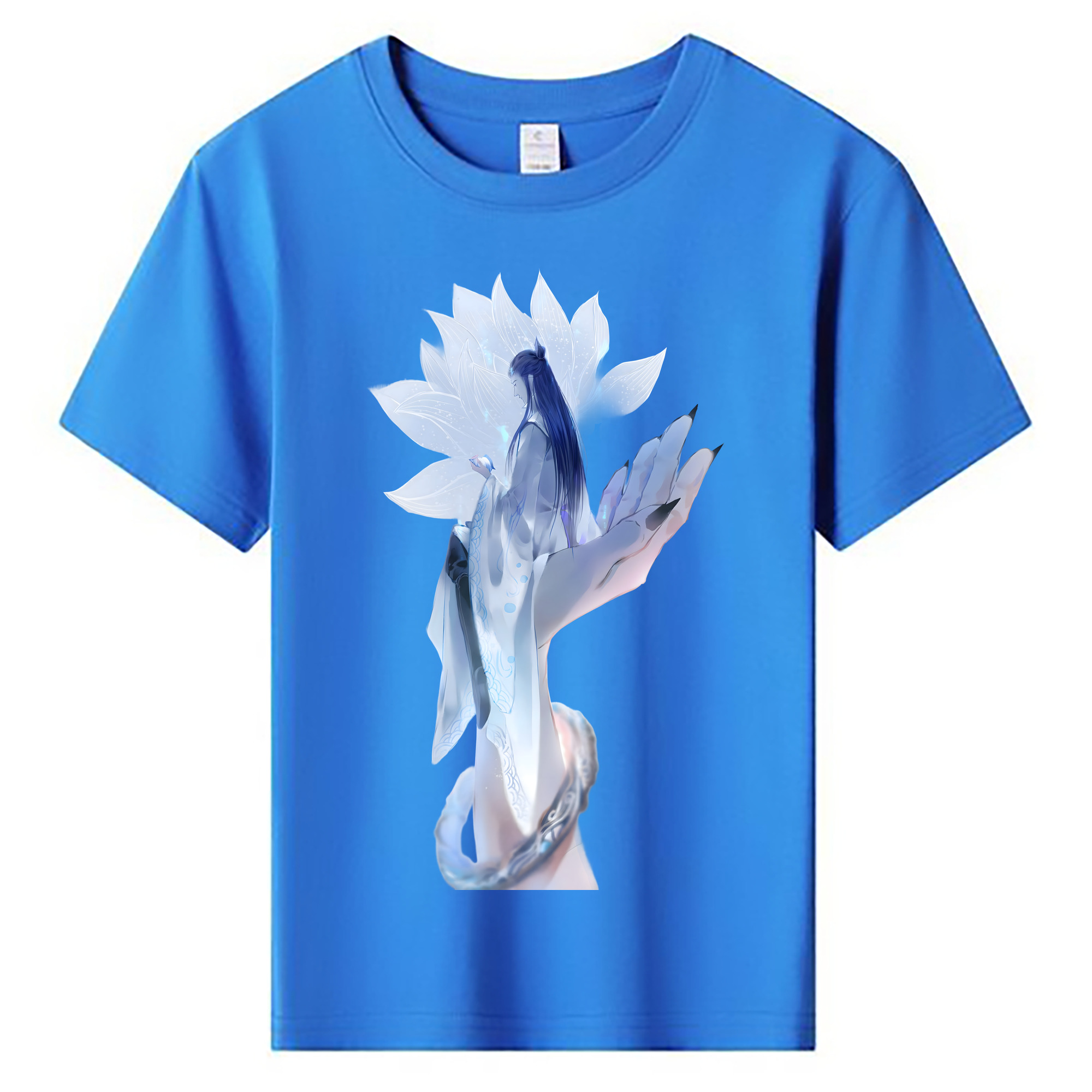 （画像用） Ne Zha 2 ナタ 魔童の大暴れ 綿100％キッズTシャツ（フロントプリント）